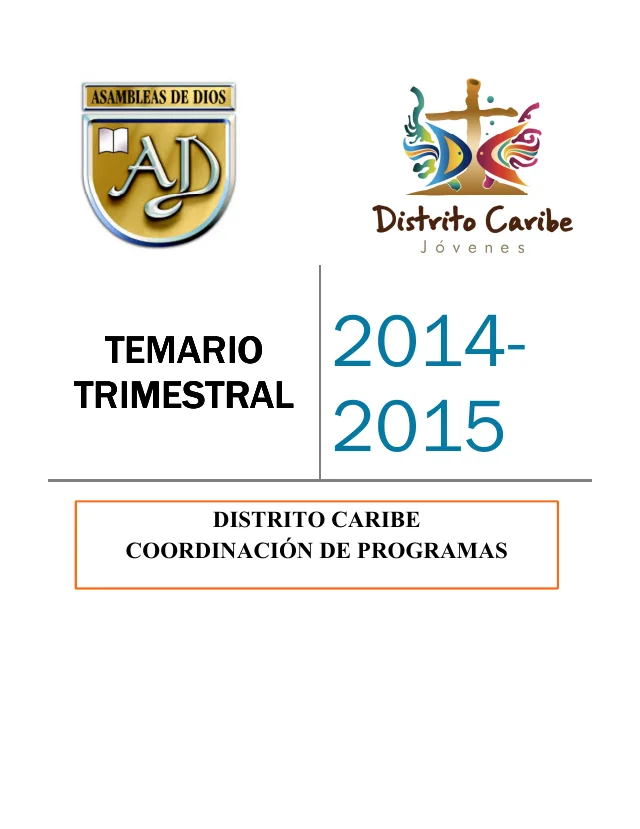 Portada Temario Trimestral 2014